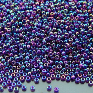 10g 9333 Fuchsia AB Miyuki Seed Beads 11/0 2mm Michael's UK Jewellery
