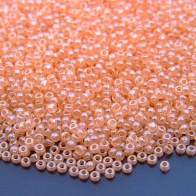10g 9369 Light Peach Luster Miyuki Seed Beads 11/0 2mm Michael's UK Jewellery