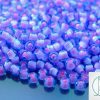 10g 937 Inside Color Aqua/Bubble Gum Pink Lined Toho Seed Beads 6/0 4mm Michael's UK Jewellery