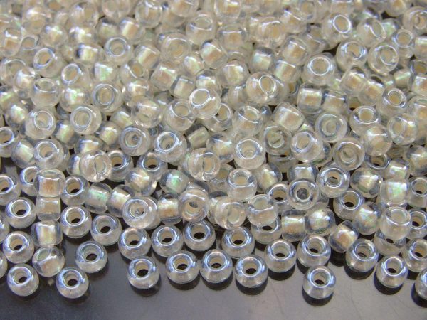 10g 93801 Pearlized Crystal White Miyuki Seed Beads 6/0 4mm Michael's UK Jewellery