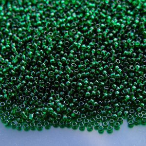 10g 939 Transparent Emerald Toho Seed Beads 15/0 1.5mm Michael's UK Jewellery