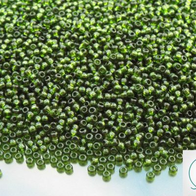 20g TOHO Beads 940 Transparent Olivine 11/0 beads mouse