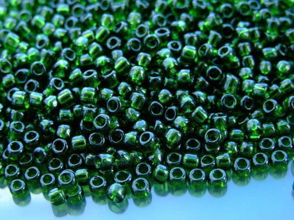 10g 940 Transparent Olivine Toho Seed Beads Size 6/0 4mm Michael's UK Jewellery