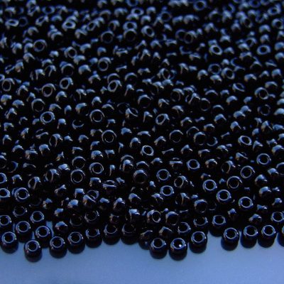 10g 9401 Black Miyuki Seed Beads 8/0 3mm Michael's UK Jewellery