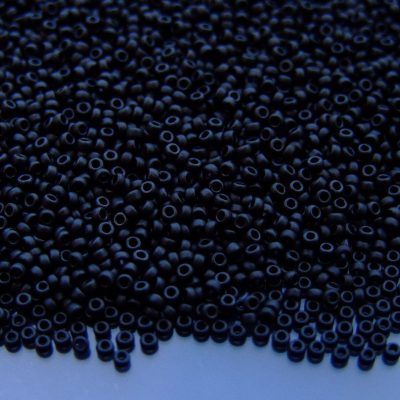 10g 9401F Matte Black Miyuki Seed Beads 15/0 1.5mm Michael's UK Jewellery
