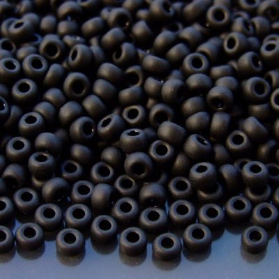 10g 9401F Matte Black Miyuki Seed Beads 6/0 4mm Michael's UK Jewellery