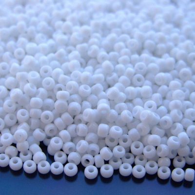10g 9402 White Miyuki Seed Beads 8/0 3mm Michael's UK Jewellery
