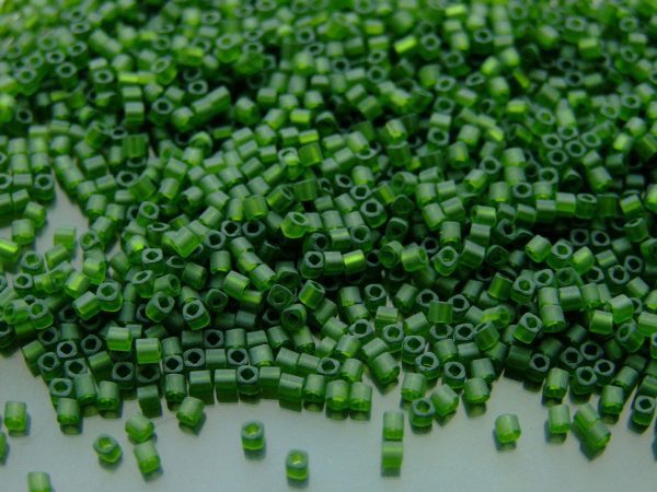 10g 940F Transparent Frosted Olivine Toho Cube Seed Beads 1.5mm Michael's UK Jewellery