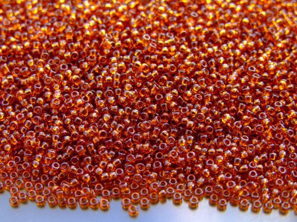 10g 941 Transparent Smoky Topaz Toho Seed Beads 15/0 1.5mm Michael's UK Jewellery