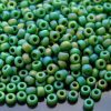10g 9411FR Opaque Green AB Miyuki Seed Beads 6/0 4mm Michael's UK Jewellery