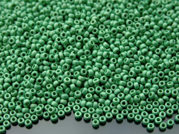 10g 94214F DURACOAT Galvanized Matte Dark Mint Green Miyuki Seed Beads 11/0 2mm Michael's UK Jewellery