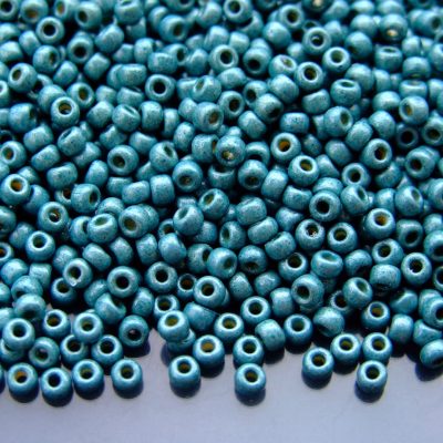 10g 94217F DURACOAT Matte Galvanized Seafoam Miyuki Seed Beads 8/0 3mm Michael's UK Jewellery