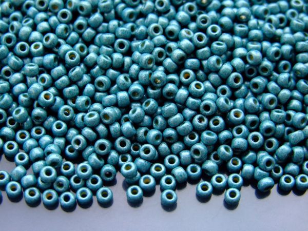 10g 94217F DURACOAT Matte Galvanized Seafoam Miyuki Seed Beads 8/0 3mm Michael's UK Jewellery