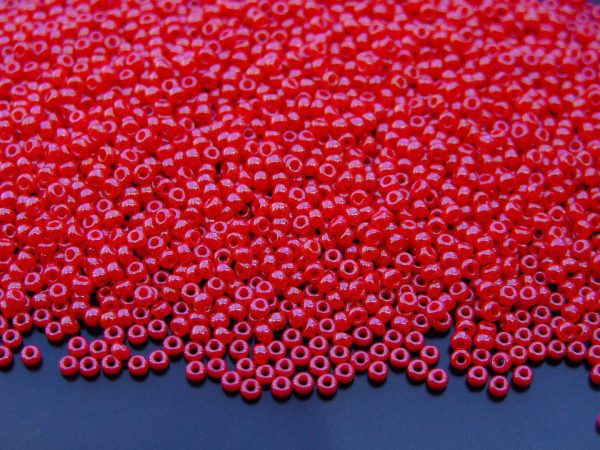 10g 9426 Opaque Red Luster Miyuki Seed Beads 11/0 2mm Michael's UK Jewellery