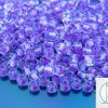 10g 943 Inside Color Crystal/Lilac Lined Toho Seed Beads 6/0 4mm Michael's UK Jewellery