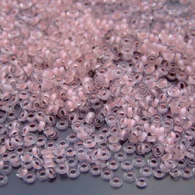 10g 967 Inside Color Crystal Neon Rosaline Lined Toho Demi Round Seed Beads 8/0 3mm Michael's UK Jewellery