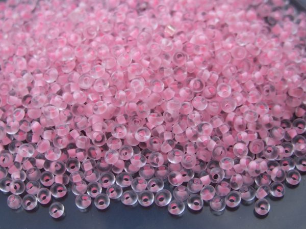10g 969 Inside Color Crystal/Neon Carnation Lined Toho 3mm Magatama Seed Beads Michael's UK Jewellery