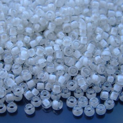 10g 981 Inside Color Crystal/Snow Lined Toho Seed Beads 6/0 4mm Michael's UK Jewellery