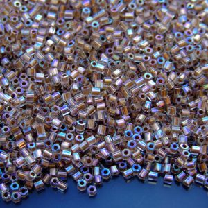 10g 994 Gold Lined Crystal Rainbow Toho Hexagon Seed Beads 11/0 2mm Michael's UK Jewellery