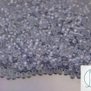 10g 9F Transparent Light Grey Frosted Toho Seed Beads 11/0 2.2mm Michael's UK Jewellery