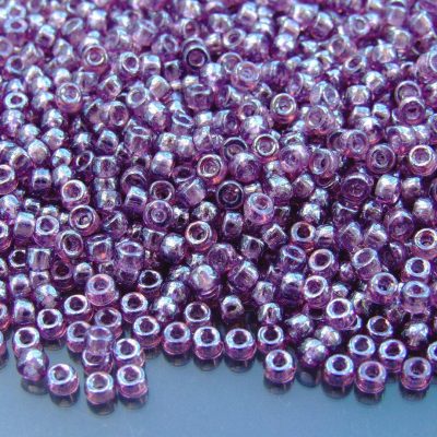 10g Amethyst Luster MATUBO Seed Beads 8/0 3mm Michael's UK Jewellery