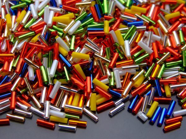 10g BM80 Masquerade Mix Toho Bugle Seed Beads 6mm bugle round beads beads mouse