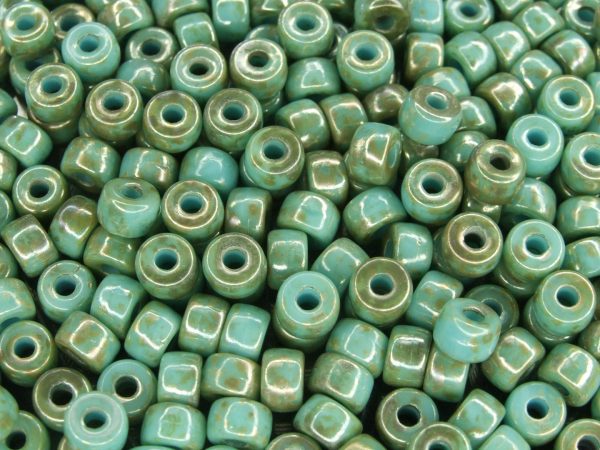 10g Blue Turquoise Rembrandt MATUBO Seed Beads 2/0 6mm Michael's UK Jewellery