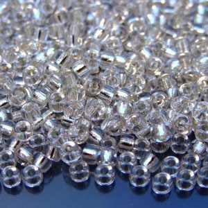 10g Crystal Silver Lined MATUBO Seed Beads 6/0 4mm Michael's UK Jewellery