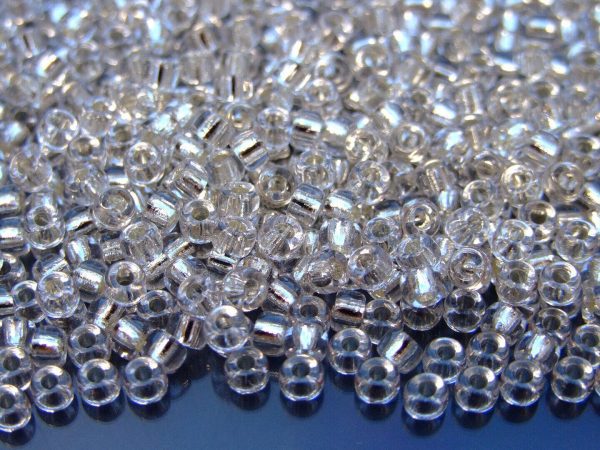 10g Crystal Silver Lined MATUBO Seed Beads 6/0 4mm Michael's UK Jewellery
