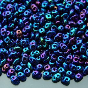 10g MATUBO™ Beads SuperDuo Iris Blue 21435JT beads mouse