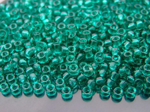 10g Emerald MATUBO Seed Beads 6/0 4mm Michael's UK Jewellery