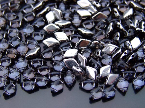 10g GemDuo Beads Backlit Charcoal Michael's UK Jewellery