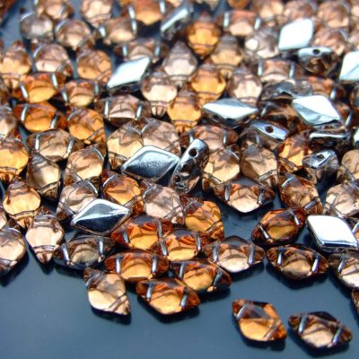 10g GemDuo Beads Backlit Peach Michael's UK Jewellery