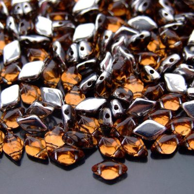 10g GemDuo Beads Backlit Toffee Michael's UK Jewellery