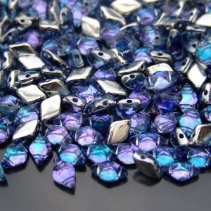 10g GemDuo Beads Backlit Violet Ice Michael's UK Jewellery