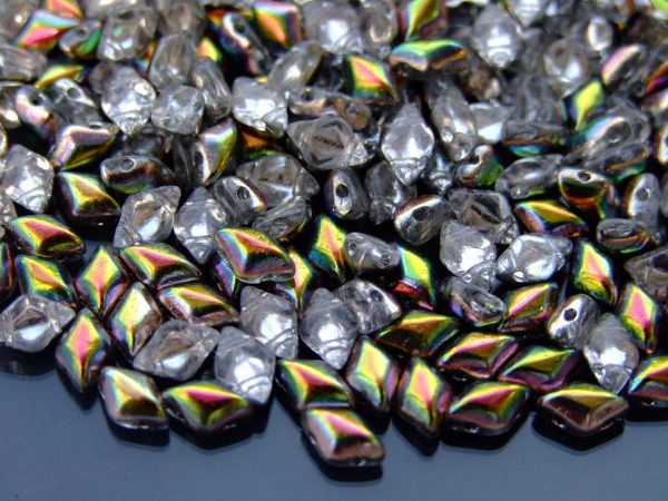 10g GemDuo Beads Crystal Vitrail Shield Michael's UK Jewellery