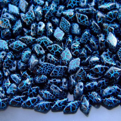 10g GemDuo Beads Ionic Jet Blue Michael's UK Jewellery