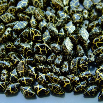 10g GemDuo Beads Ionic Jet Yellow Michael's UK Jewellery