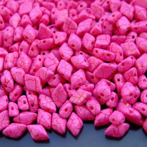 10g GemDuo Beads Ionic Pink Red Michael's UK Jewellery
