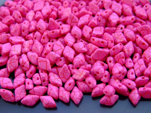 10g GemDuo Beads Ionic Pink Red Michael's UK Jewellery