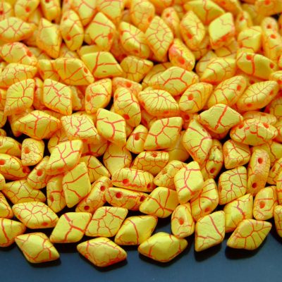 10g GemDuo Beads Ionic Yellow Red Michael's UK Jewellery