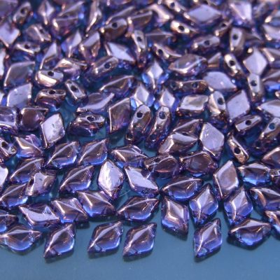 10g GemDuo Beads Luster Transparent Amethyst Michael's UK Jewellery