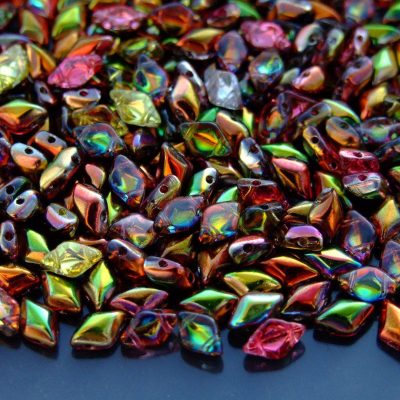 10g GemDuo Beads Magic Line Red Yellow Michael's UK Jewellery