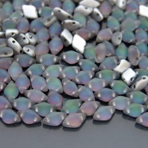 10g GemDuo Beads Matte Backlit Petroleum Michael's UK Jewellery