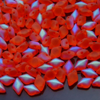 10g GemDuo Beads Matte Hyacinth AB Michael's UK Jewellery