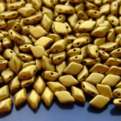 10g GemDuo Beads Matte Metallic Aztec Gold Michael's UK Jewellery