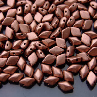 10g GemDuo Beads Matte Metallic Bronze Copper Michael's UK Jewellery