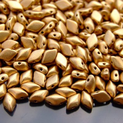 10g GemDuo Beads Matte Metallic Flax Michael's UK Jewellery