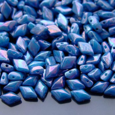 10g GemDuo Beads Nebula Blue Turquoise Michael's UK Jewellery