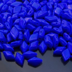 10g GemDuo Beads Opaque Blue Michael's UK Jewellery